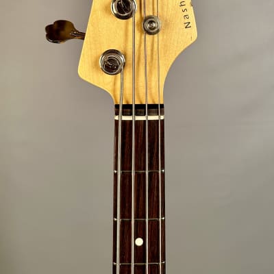 Nash MB/J-63 Mustang Precision Jazz Bass - Black image 8