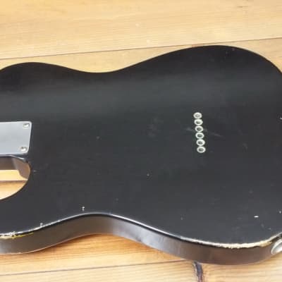 Rebel Relic T-Series 69 Aged Thinline Black Over TV Yellow