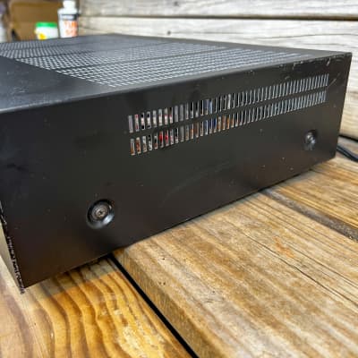 Yamaha A-500 Integrated Amplifier, 1983-1984 Japan, Black