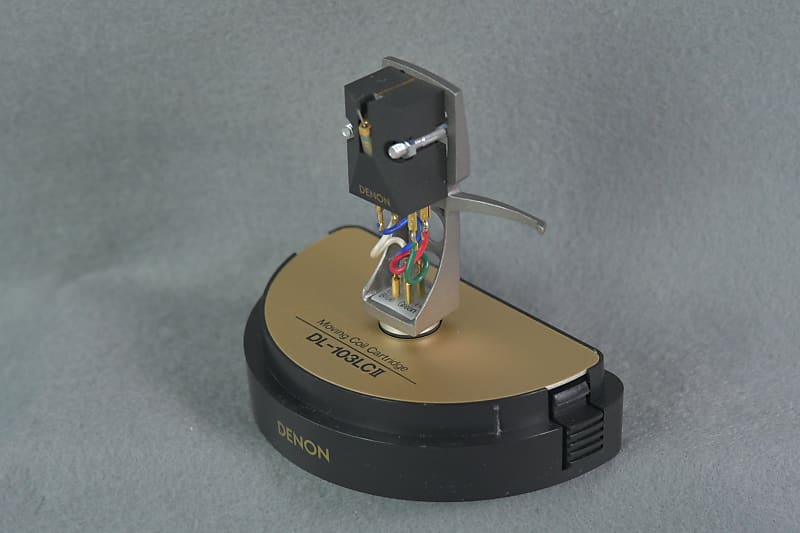 Denon DL-103 LC II MC Cartridge W/ Technics headshell In Excellent Condition  			