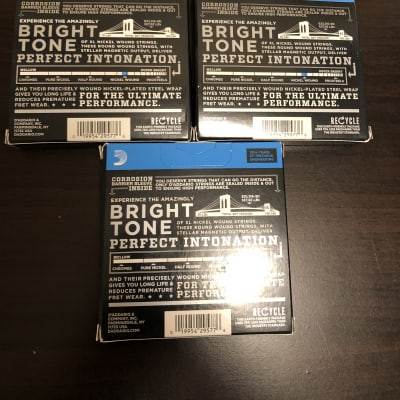 D'Addario Med Top/Heavy BTM strings (9 sets) image 2
