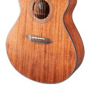Breedlove Wildwood Concerto CE all Solid African Mahogany Cutaway Acoustic Electric Guitar, Satin Natural