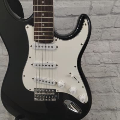BC Stratocaster "Black" Electric Guitar image 4