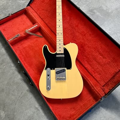 LEFTY! -MIJ Fender TL-52 Telecaster 2021 butterscotch Blond Left handed blackguard Tele 52 reissue image 4