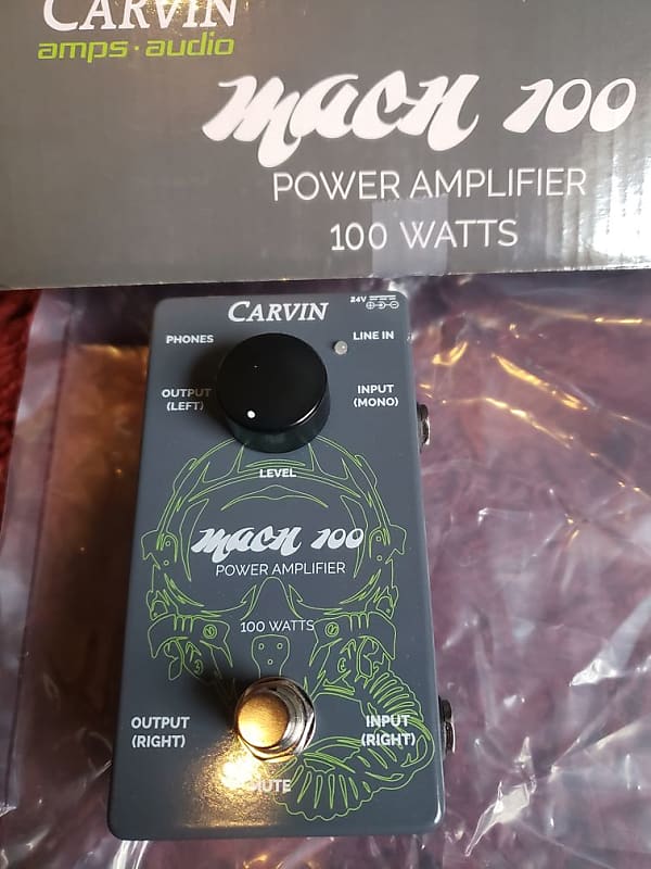 Carvin Mach 100 pedal amp amplifier 100 watts Reverb