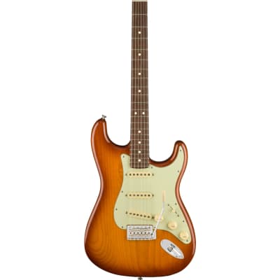 American Performer Stratocaster, Honey Burst, RW FB image 3