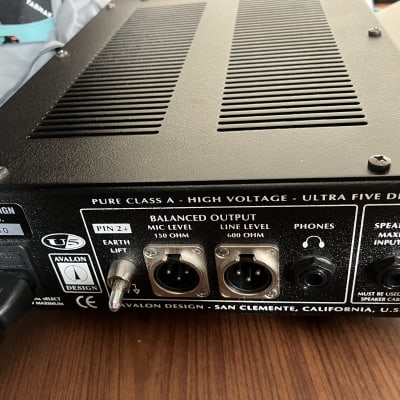 Avalon U5 Direct Box / Instrument Preamplifier 2010s - Silver image 4