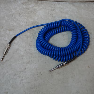 D'Addario Coil 8' instrument cable in blue image 2