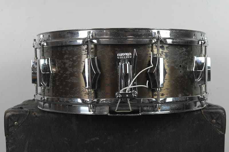 1970s Fibes SFT 5x14 Antique Copper Snare Drum