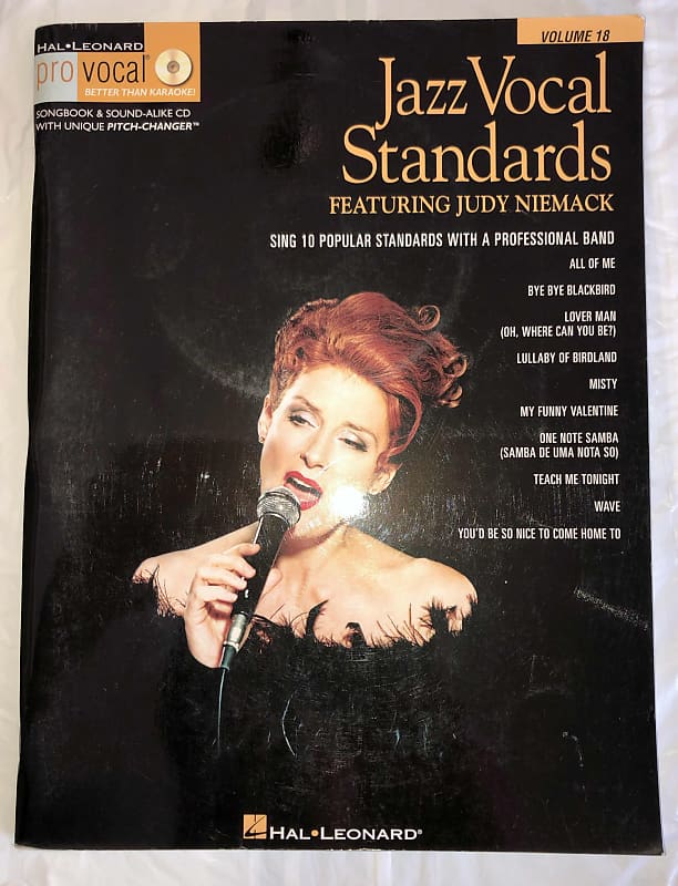 Jazz Vocal Standards Featuring Judy Niemack Vol 18 & CD Sheet Music Song Book image 1