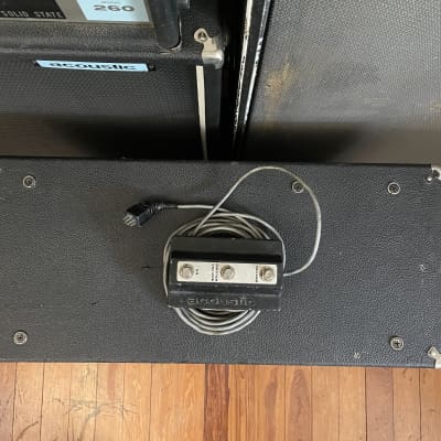 Vintage Acoustic Control Corp Model 124 4x10 Guitar/Bass Combo Amp - 1970’s Made In USA - Original Footswitch Included image 8