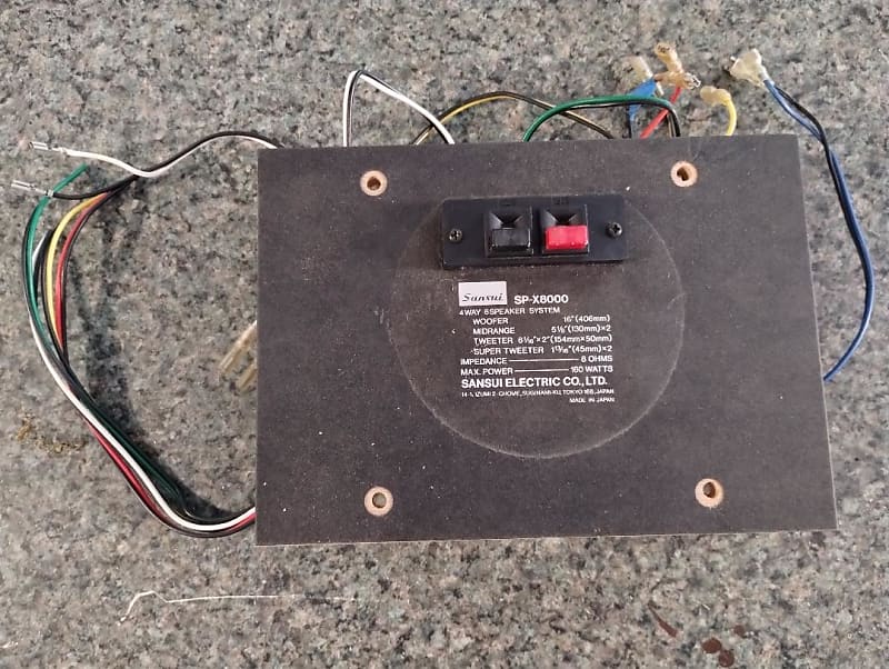 Single Sansui SP X8000 crossover in very good condition - 1980&#039;s  			