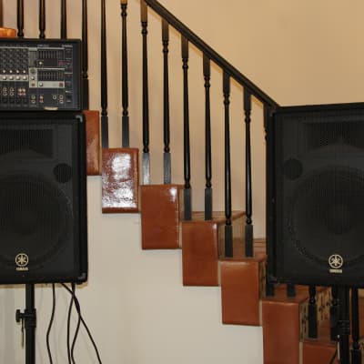 Yamaha EMX512SC+BR15 Speakers Black PA image 2