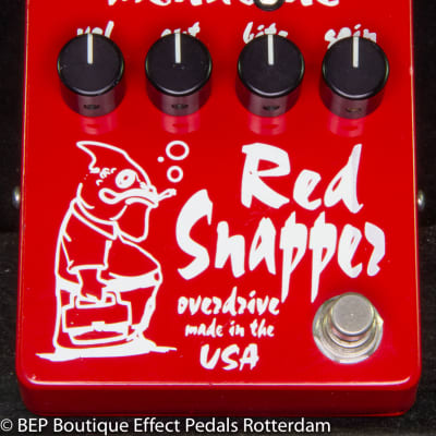 Menatone Red Snapper Transparent Overdrive 2004 s/n MRS-199 Hand signed by Brian Mena made in USA image 2