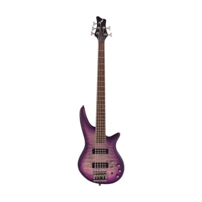 [PREORDER] Jackson JS Series Spectra JS3QV 5-String Bass Guitar, Laurel FB, Purple Phaze for sale