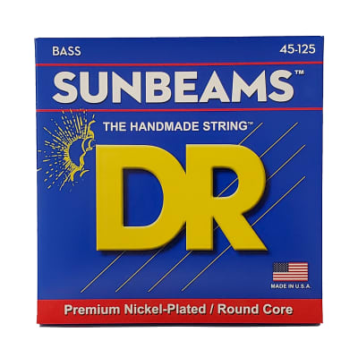 DR Strings Sunbeam Nickel Plated Bass Strings: 5-String Medium 45-125 image 2