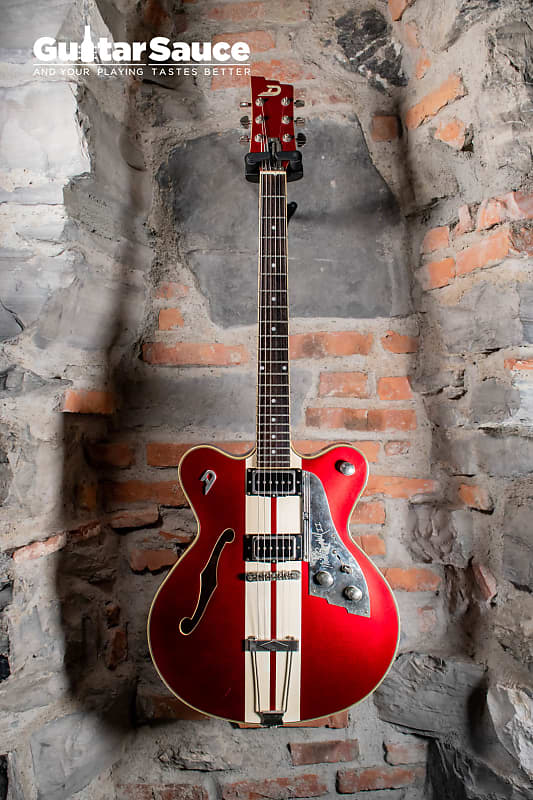 Duesenberg The Alliance Series Mike Campbell II Crimson Red Hollow Body Signature (Cod.1132) image 1