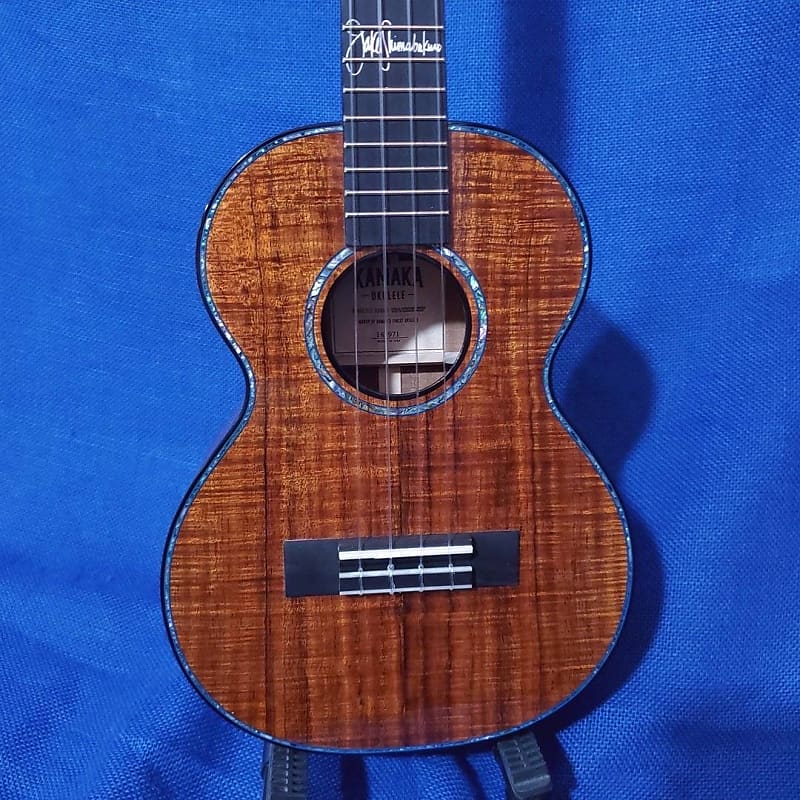 Kamaka Jake Blue Edition HF-3 D4I Tenor Ukulele & Case