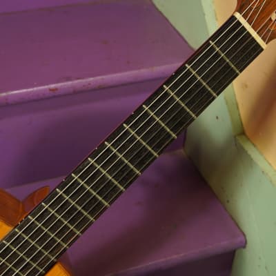 1970s Ryoji Matsuoka (Japan) Solid Cedar Top Fleta-Style Classical Guitar (VIDEO! Fresh Work, Ready) image 4