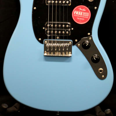 Squier Sonic Mustang HH Electric Guitar California Blue image 2