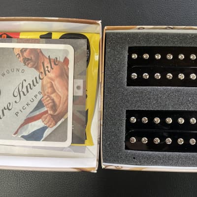Bare Knuckle Aftermath 7-String Humbucker Set double black 4 conductor image 3