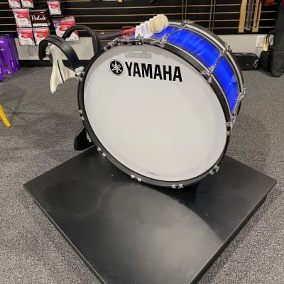 Yamaha 28in Marching Bass Drum with Harness and Beaters image 1