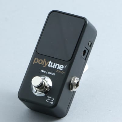 Reverb.com listing, price, conditions, and images for tc-electronic-polytune-3-noir