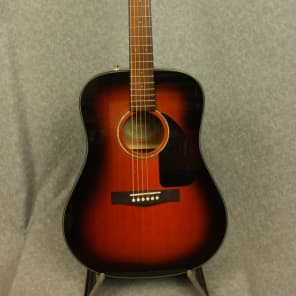 Fender CD-60SB Acoustic Guitar in Gloss Sunburst Finish w