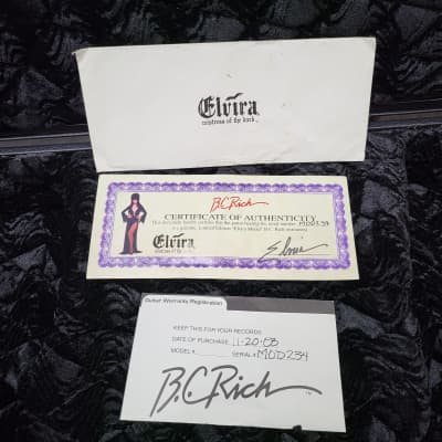 B.C. Rich Elvira Warlock Limited Edition image 8
