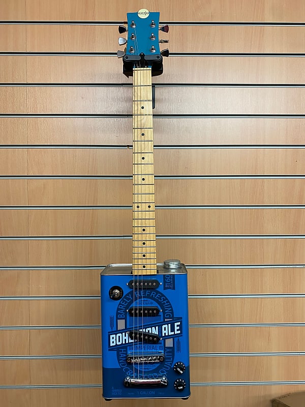 Bohemian Moonshine Oil Can Guitar 2010s | Reverb