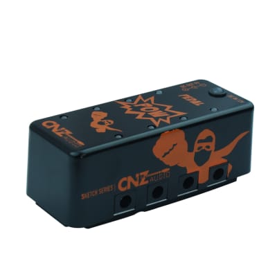 CNZ Audio Pedal POW 8 Output Guitar Effects Power Supply, 9VDC - 2 Amp, 8 Cables & Wall Plug image 6
