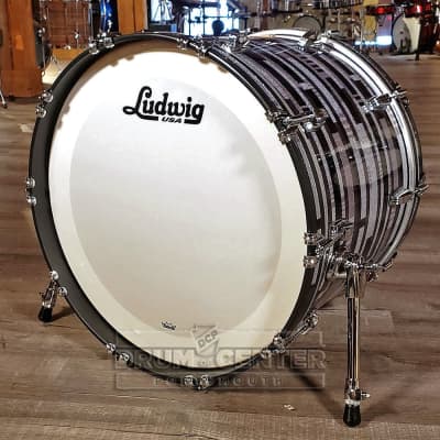 Ludwig Classic Maple Digital Black Sparkle 22x16 Bass Drum image 1