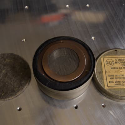 1920s RCA UZ-4083-B (4-A-1) Condenser Mic Capsule S/N:15289-RO - MINT&WORKING! image 5