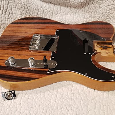 My Last USA made ,bound custom body, covered in Rosewood ( Top & back ) Made for a Tele neck. image 8
