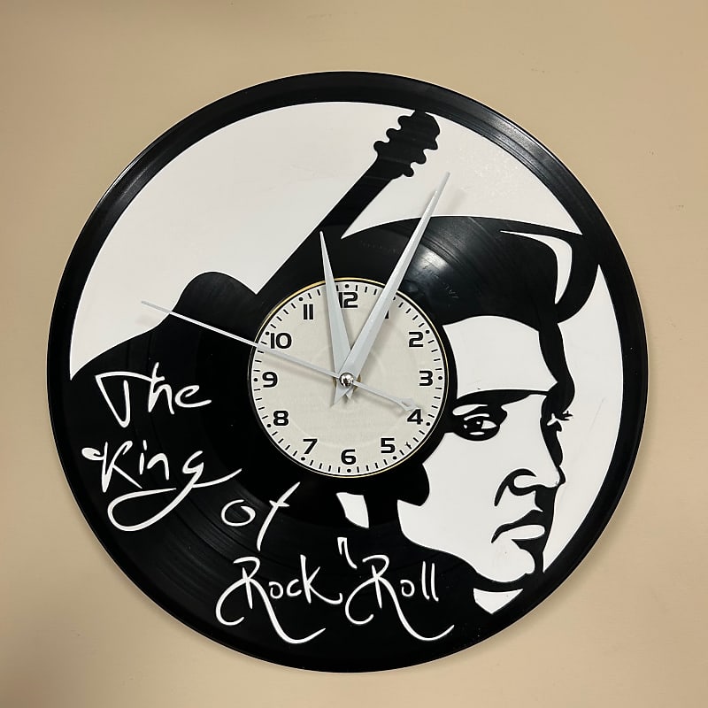 Vinyl Record Artwork Clock - ELVIS