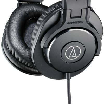 Audio-Technica ATH-M30X M Series Professional Closed Back Headphones, Black image 1