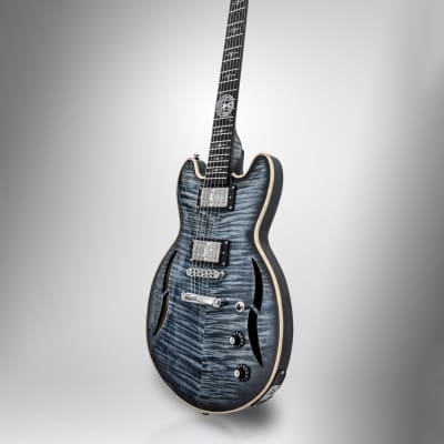 Mithans Guitars Mojave (Sapphire Blue) boutique electric guitar image 3
