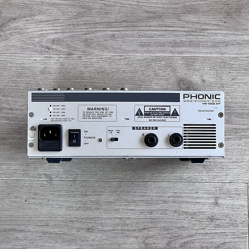 通電確認済　コンパクトミキサーPHONIC MM 1202 通電確認済 コンパクトミキサーPHONIC MM 1202 - メルカリ