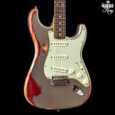 Fender Custom Shop 1960 Stratocaster Heavy Relic Shoreline Gold Over Candy Apple Red