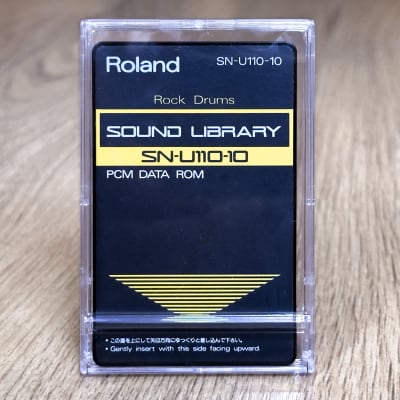 Roland U-110 / U-220 / D-70 / MV-30 // SN-U110-10 Rock Drums // Voice Rom Data Card