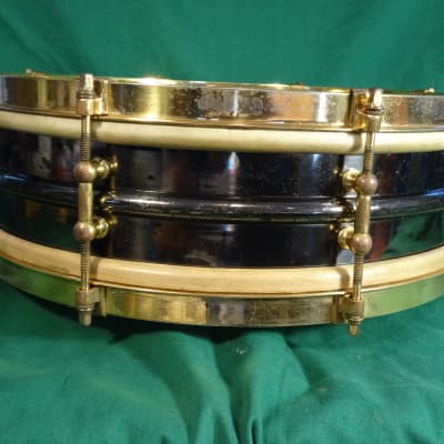 Ludwig Inspiration Snare Drum c.1918-26 Black Nickel/Gold image 4