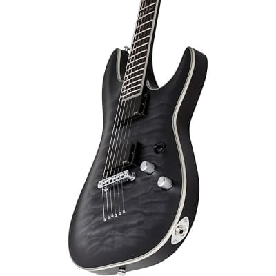 Schecter  Guitar Research C-1 Platinum Electric Guitar  2024 - Translucent Black image 7