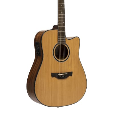 Acoustic Guitar - CRAFTER Able D630CE N - Dreadnought - solid cedar top for sale