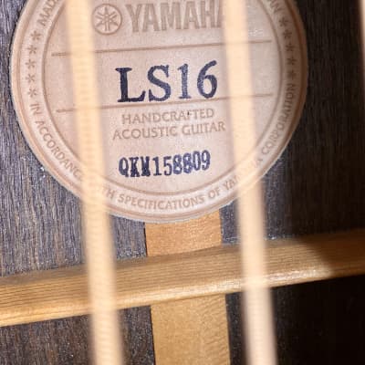 Yamaha LS16 Acoustic-Electric Guitar with Original Case image 7