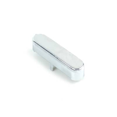 Standard Size Tele Style Metal Neck pickup cover ,Chrome