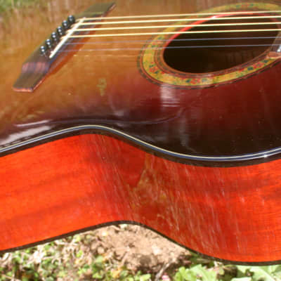 2005 K Yairi SR-2E OOO size Guitar with Under saddle pick up - Cherry Sunburst+Original Hard Case and more image 14