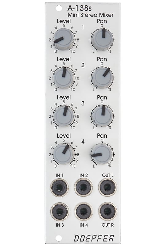 NEW Doepfer A138s Stereo mixer eurorack module Reverb