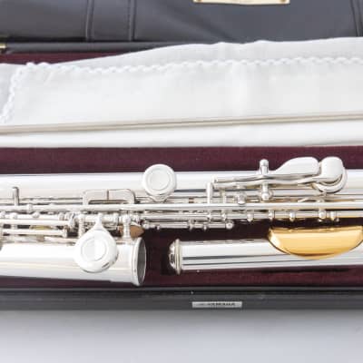 Yamaha YFL-371 Allegro Intermediate Flute *Silver Headjoint *Low-B *Split-E *Cleaned & Serviced image 11