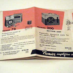 1959 Premier/Sorkin amp and guitar catalog image 4