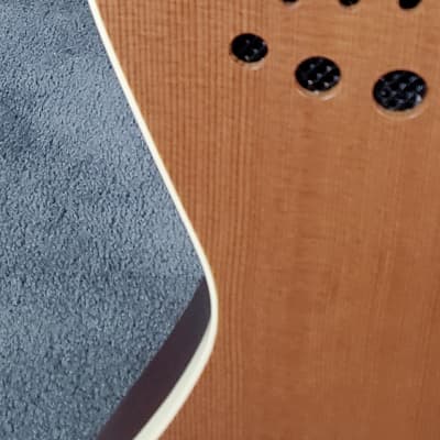 2022 Godin  Multiac ACS-SA Cedar Natural Nylon String Guitar W/ Godin Gigbag SF WNTY image 5